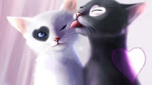 Mga larawan ng Anime na Pusa — Pusang anime Wallpaper