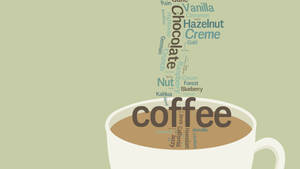 Mainit na Aesthetic na Kape na Teksto para sa Computer — Aesthetic Computer Wallpaper