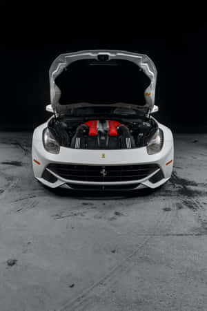 Ferrari background — Vivo Pad5 Pro Wallpaper