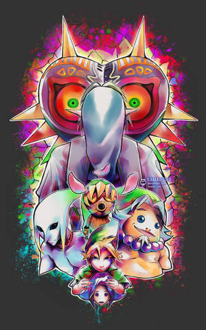 Majora's Mask fan art wallpaper — Galaxy Tab S9 FE Wallpaper