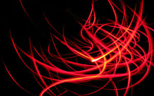 Makapangyarihang Neon Red na Background — Neon red Wallpaper