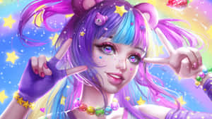 Lila na Anime background