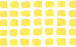 Makulay na Dilaw na Pader na may Bukas na Bintana at mga Nakapot na Halaman — Dilaw na aesthetic Wallpaper