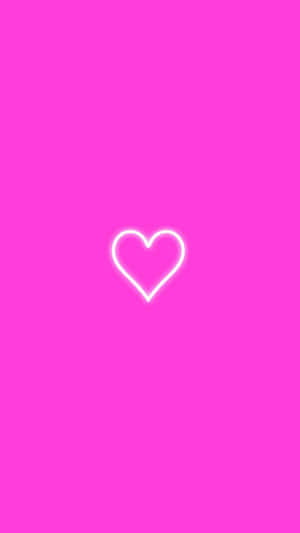 Mga larawan na may aesthetic na kulay rosas na neon — Neon pink aesthetic Wallpaper