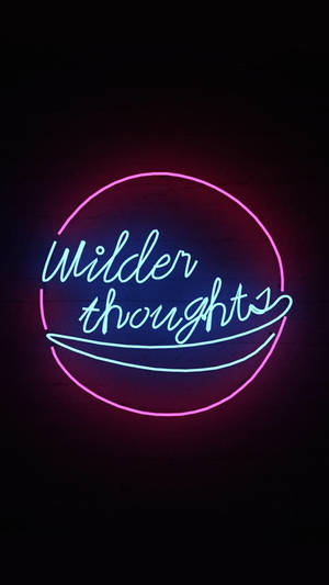 Makulay na Neon Aesthetic Dark Blue HD — Aesthetic Dark Blue Wallpaper