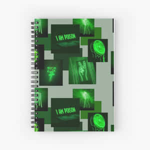 Makulay na Neon Green Aesthetic Background