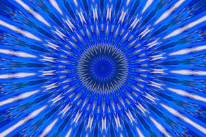 Malamig na Asul na Kaleidoscope