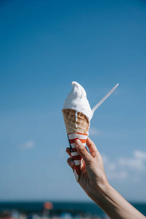 Malamig na Sorbetes na Asul na Cute — Nakatutuw na asul Wallpaper