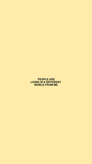 Malungkot na Quote Pastel Yellow Aesthetic