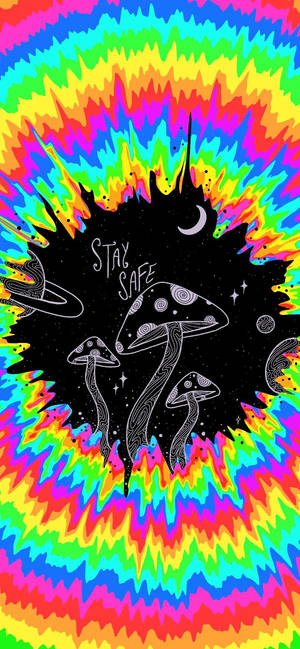 Manatiling Ligtas na Mushroom Trippy Aesthetic