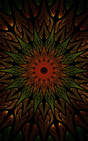 Dark Fractal Mandala wallpaper — RedMagic Tablet Wallpaper