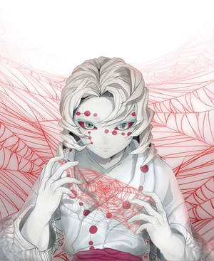 Maputing puting wallpaper ni Rui Demon Slayer