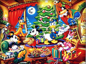 Maranasan ang mahika ng isang Disney Christmas — Disney pasko Wallpaper