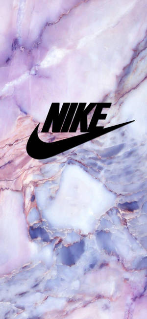 Marble Nike iPhone Logo — Galaxy S25 Edge Wallpaper