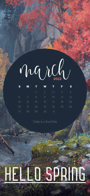 March 2022 Hello Spring wallpaper — ROG Phone 9 Pro Wallpaper