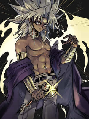 Si Marik Ishtar, ang tusong antagonist mula sa Yu-Gi-Oh! — Kindle Paperwhite Wallpaper