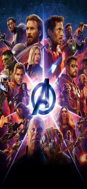 Iphone Xs Marvel's Avengers Background — iPhone 15 Pro Wallpaper