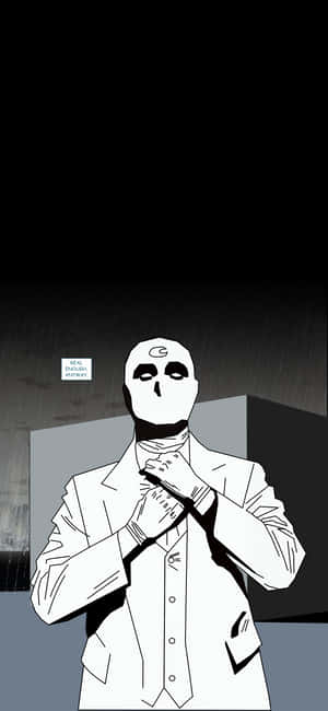 Minimalistang Moon Knight — Pixel 11 Pro Wallpaper