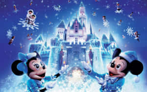 Masasayang alaala kasama si Snow White, sa isang Disney Christmas — Disney pasko Wallpaper