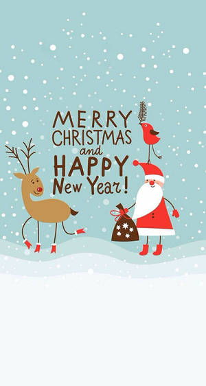 Kaibig-ibig na wallpaper ng Pasko at Bagong Taon — Ang cute ng Pasko Wallpaper