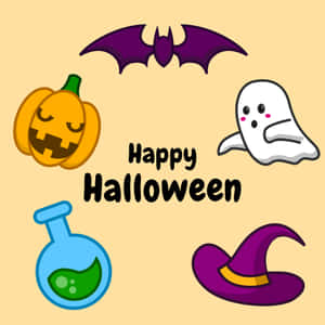 Mga larawang kartun ng halloween