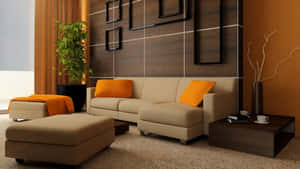 Sopa Background — Beige brown aesthetic GIF Wallpaper