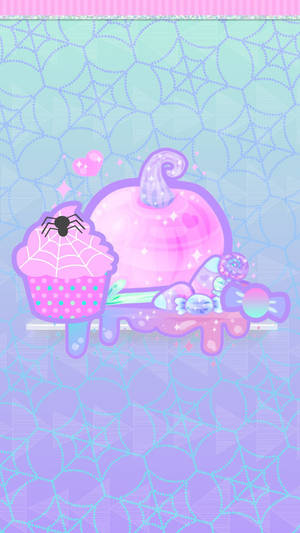 Matatamis na Halloween na Kawaii