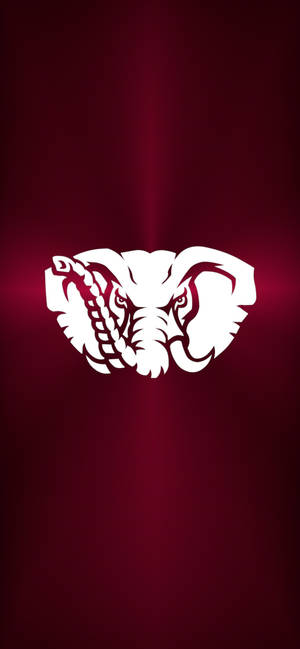 Metallic Alabama Crimson Tide Elephant wallpaper — 1320x2868 Wallpaper