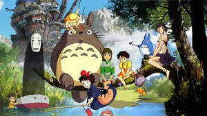 Wallpaper ng mga batang anime ng Studio Ghibli — Anime Kids Wallpaper