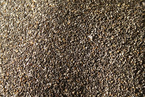 Mga buto ng chia na parang buhangin sa ilalim ng natural na liwanag — Brown aesthetic GIF Wallpaper