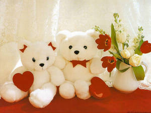 Mga Cute Love Teddy Bears