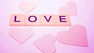 Cute na Scrabble ng Pag-ibig