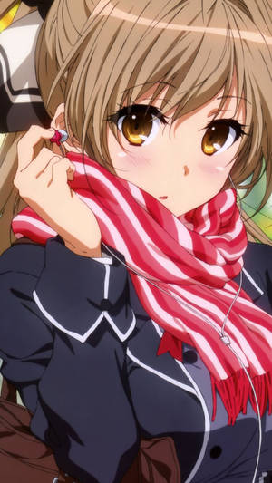 Mga Kaibig-ibig na Anime Character na May Pulang Scarf