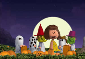 Mga larawan ni Charlie Brown para sa Halloween
