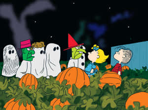 Mga larawan ni Charlie Brown para sa Halloween