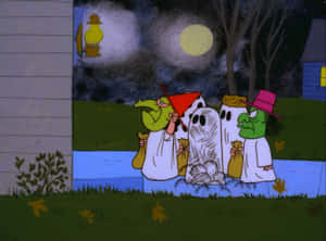 Mga larawan ni Charlie Brown para sa Halloween