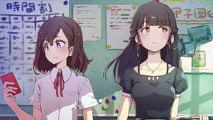 Wallpaper ng mga anime lesbian schoolgirls — Anime Lesbian Wallpaper
