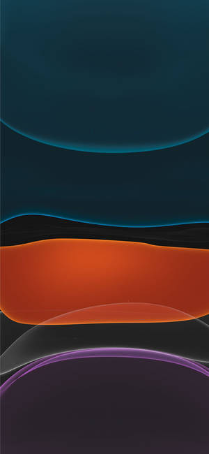 Mga Pattern ng iPhone 12 Stock na Asul, Kahel, at Lila — Abstract Wallpaper