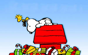 Wallpaper ng mga Regalo ng Pasko ni Snoopy — Snoopy pasko Wallpaper