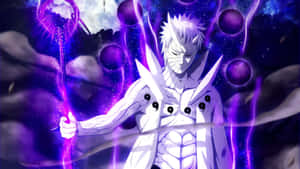 Lila na background ng anime
