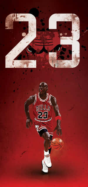 Michael Jordan Jersey — iPhone 11 Pro Wallpaper