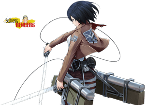Mikasa Ackerman Render Ni Bechienot-d6doimp - Attack On Titan Render, HD Png Download