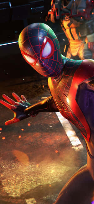 Miles Morales Iphone — iPhone 14 Pro Max Wallpaper