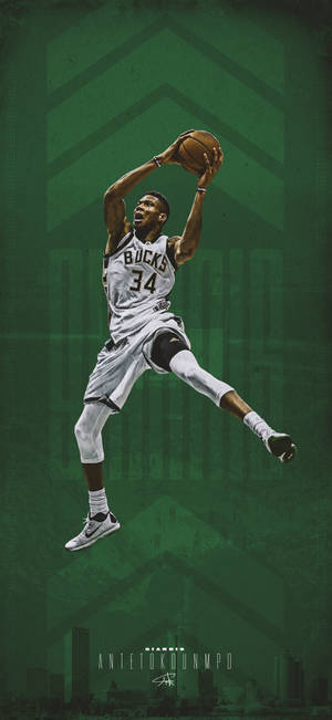 Milwaukee Bucks player 34 wallpaper — 1320x2868 Wallpaper