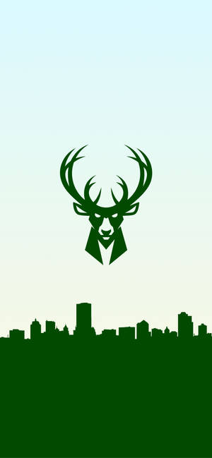 Milwaukee Bucks green logo wallpaper — iPhone 16 Pro Wallpaper
