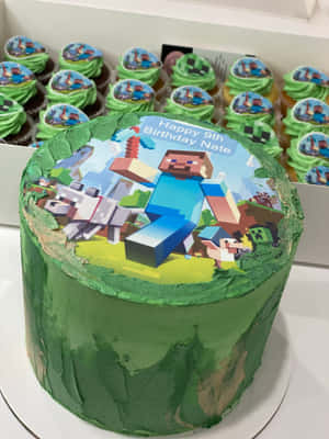 Minecraft Cakes Mga Larawan