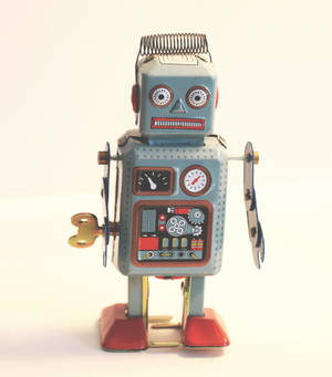 Miniature Vintage Robot wallpaper. — Vivo X Fold Wallpaper
