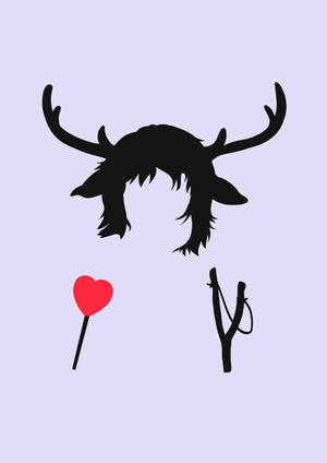 Minimalist art Gus Sweet Tooth wallpaper — Minimalist aesthetic Wallpaper