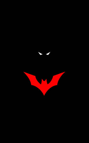 Minimalist Batman Symbol Illustration iPhone — Infinix Xpad 30 Pro Wallpaper