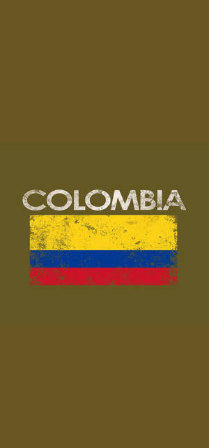 Sining ng Wata ng Colombia na minimalist na wallpaper — 1320x2868 Wallpaper
